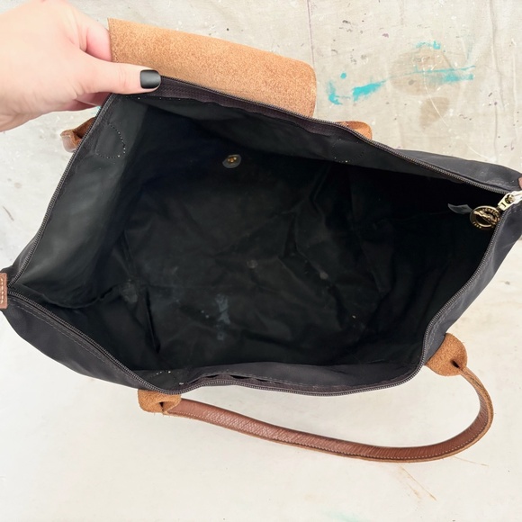 Longchamp Large Le Pliage Tote, Black - Picture 8 of 9